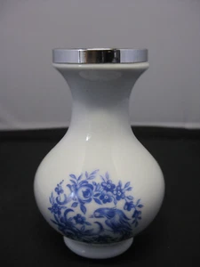 Vintage ALTENKUNSTADT BAVARIA GERMANY 800 silver bottleneck miniature vase - Picture 1 of 7