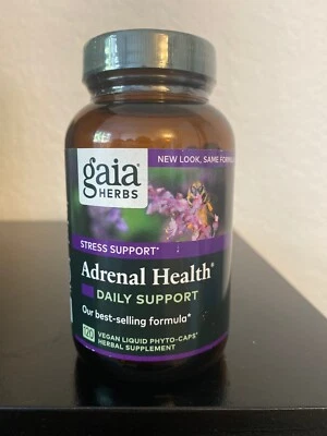 盖亚草药肾上腺健康日常支持120粒 — 第 1/4 张图片