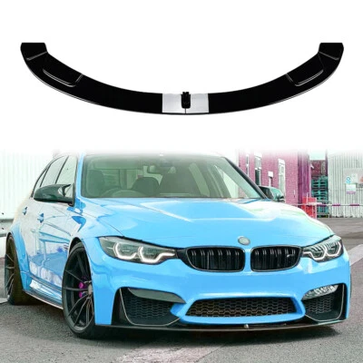 MEELECTRO Pour BMW M3 F80 M4 F82 2014-20 Performance Spoiler Avant Lèvre Pare-Chocs Noir