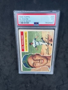 Topps #20 Al Kaline PSA 3 1956 - Tigers espalda blanca - Imagen 1 de 2