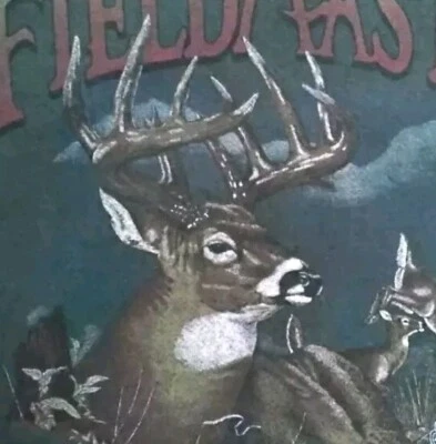 Sudadera de colección Sears Fieldmaster ciervos caza vida silvestre pulóver para hombre 2XL EE. UU. Foto 1 de 4