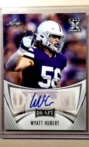 2021 Leaf Draft Autograph # BA-WHI Wyatt Hubert RC XRC Auto Rookie Card - Picture 1 of 2