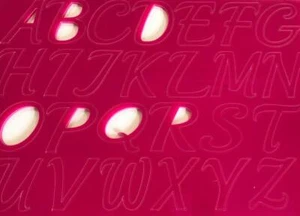 Cake Embossers Alphabet Stamps Upper and Lower Case Letters Numbers Classic Font - Picture 1 of 3