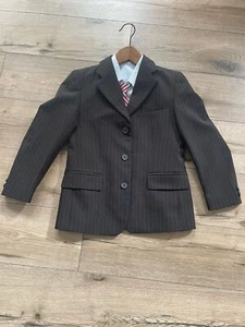 Anzugsoberteil Sakko Größe Gr. 140 mit Hemd und Krawatte - Bild 1 von 4