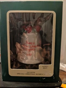 1990 Erbstück Sammlung Carlton Karten Weihnachtsschmuck für Tochter - Bild 1 von 4