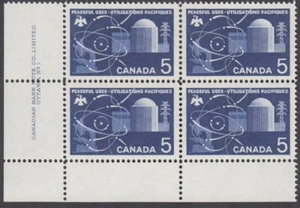 Canada - #449 Atomic Reactor Plate Block - MNH - Picture 1 of 1