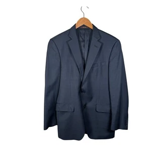 Peter Millar Blazer Windowpane 100% Wolle kariert Sport Mantel schwarz blau Herren 38R - Bild 1 von 16