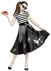 Child Zombie Sock Hop Costume Small - Picture 1 of 2
