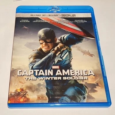 Captain America The Winter Soldier Blu-ray 3D + Blu-ray + Digital HD - Image 1 of 2