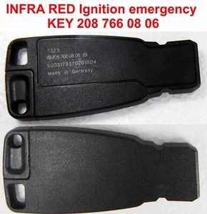 OEM MBZ MERCEDES BENZ E INFRA RED Ignition CUT key emergency SPARE 208 766 08 06 - Bild 1 von 2