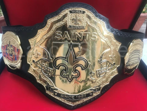 Lasco's New Orleans Saints American Football Championship Title Belt Cover