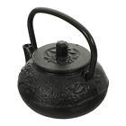  Cast Iron Teapot Small Vintage Chinese Ceramic Kettle Pig Office Decor