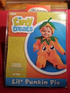 Toddlers Halloween Costume Lil Punkin Pie Size 12-18 Months - Picture 1 of 5