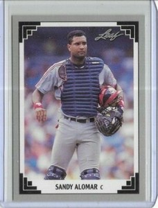 1991 Leaf Preview #17 Sandy Alomar Cleveland Indians