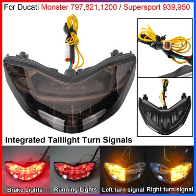 Integrated Taillight Turn Signals For Ducati Supersport 939 950/Monster 797 1200 - Image 1 of 4
