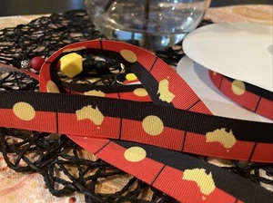 1M Aboriginal Grossgrain 1” / 25mm Hair/Bow Ribbon - NAIDOC RIBBON - Picture 1 of 3