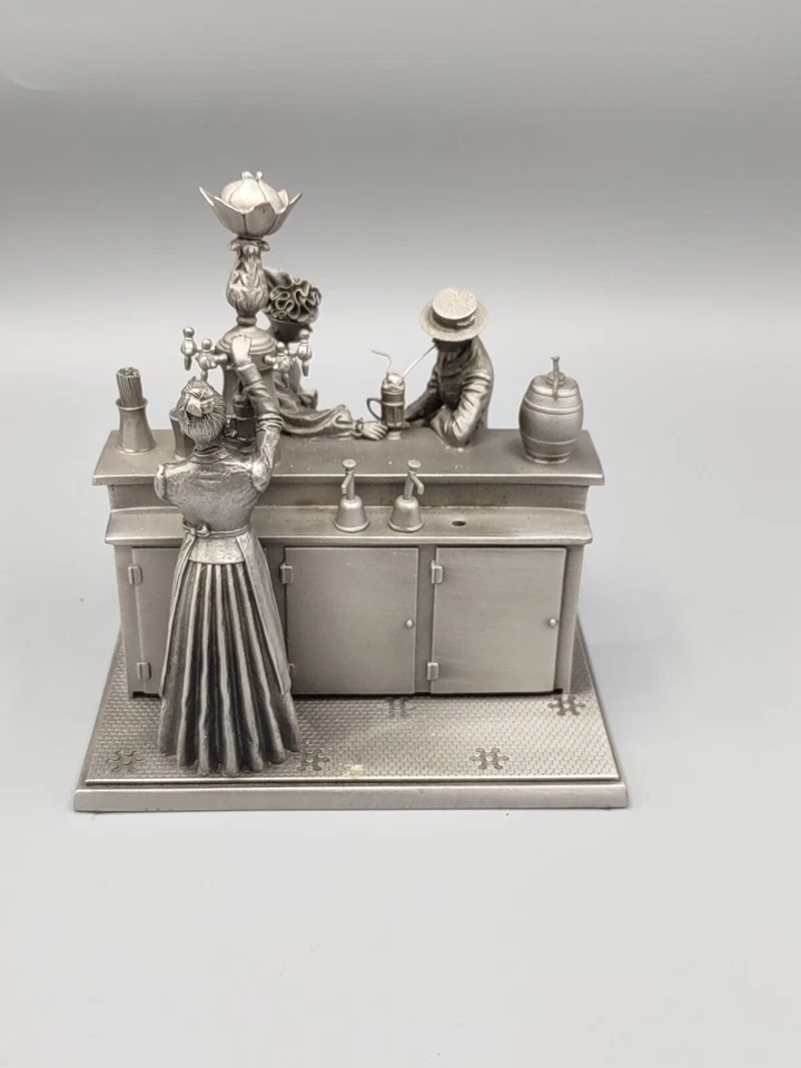 The Soda Fountain 1977 de Albert Ciriaco edición limitada peltre Franklin como nuevo Foto 1 de 4