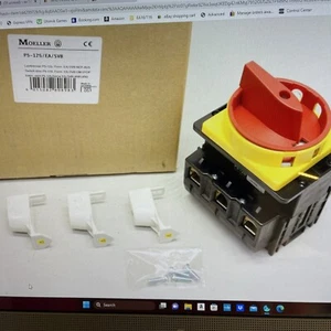 EATONMOELLER P5-125/EA/SVB. DISCONNECT. SWITCH 125 AMPS DOOE MOUNTING - Picture 1 of 1