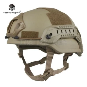 EMERSON FAST HELMET PJ FG STREAMLINE PER MILITARI E SOFT GUNNER - Imagen 1 de 4