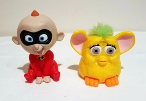 1998 McDonalds Original Happy Meal Furby & Incredibles Wind Up Toys Lot Of Two 2 - Picture 1 of 3