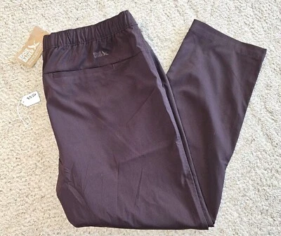 Pantalón para mujer Eddie Bauer WR Rainer Ripstop grande Blackberry UPF 50+ NUEVO CON ETIQUETAS 8526 Foto 1 de 4