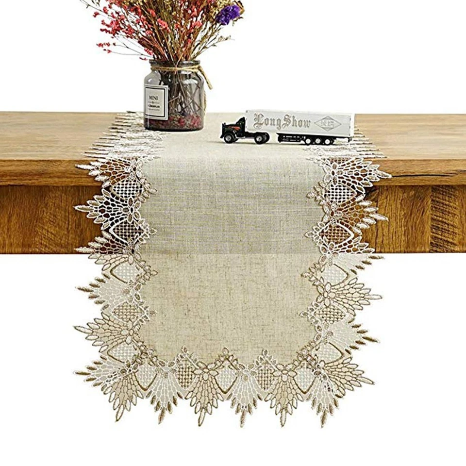 Table Cloth Washable Wedding Party Decor Decorative Dining Tables Table Cover - Image 1 of 4