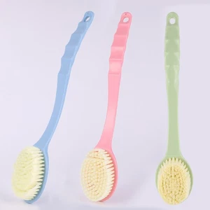 3 Pcs Bath Brushes Long Handle Shower Brushes Back Cleaning Scrubbers Set - Picture 1 of 12