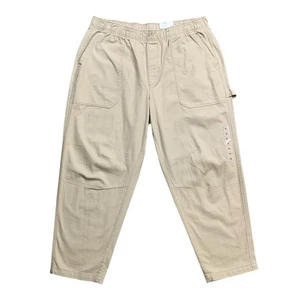 Old Navy Pants Women XL Extra Large Light Stone Pulla Utlity Comfort Waist - Picture 1 of 14