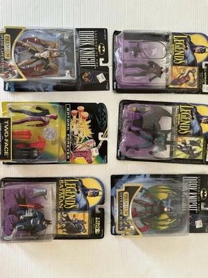 1996 年蝙蝠侠黑暗传奇骑士动作玩偶 6 英寸高全新/两张脸 — 第 1/4 张图片