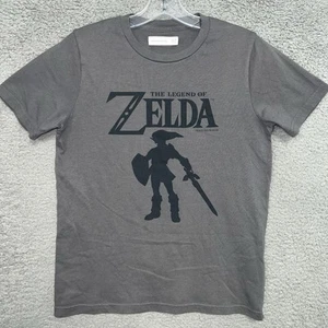 Abercrombie Kids Legend of Zelda T Shirt Youth L 13-14 Gray Link Nintendo Tee - Picture 1 of 9
