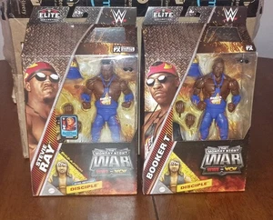 WWE Mattel Elite Monday Night War Harlem Heat Chase Booker T and Stevie Ray - Picture 1 of 2