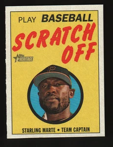 Topps Heritage 1970 Topps Scratch-Offs #20 2019 - Starling Marte HN 19-054 - Imagen 1 de 2