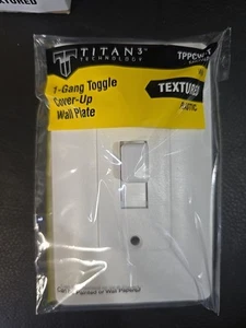 Knebel Wandplatte 1-Gang weiß TPPCW-T - 10er Kiste - Bild 1 von 9