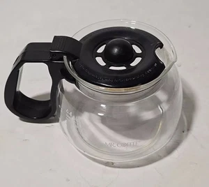 Mr. Coffee 4 Cup Coffee Maker Replacement Glass Carafe CLEAN 4" Tall Overall - Picture 1 of 9