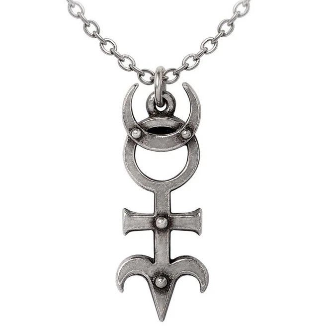 ПРЕДПРОДАЖА! Готическая подвеска Alchemy Dr. Dee's Monad Овен Солнце Луна 4 элемента P1003 - Изображение 1 из 2