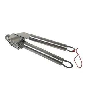 Pressa per aglio Williams Sonoma in acciaio inox completamente rivestita utensile da cucina cucina - Foto 1 di 2