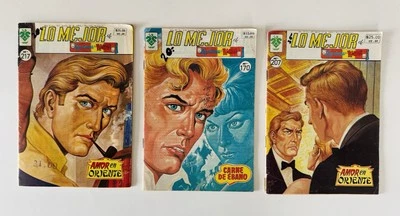 Lot of 3 Mexican Romance Magazines, Lágrimas y Risas, 1980s, Rare Comics - Image 1 of 4