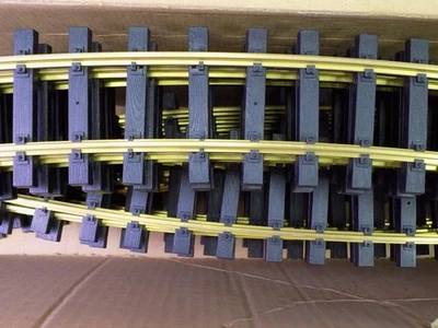 Trenes EE. UU. escala G 12 secciones 10' de diámetro Lote pista en caja #O61 #R81700 Foto 1 de 4