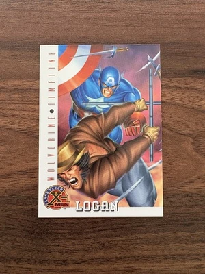1995 Fleer Ultra Marvel Wolverine Timeline "Logan" Card #80 EX - Image 1 of 4