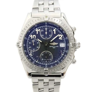 BREITLING WATCH A13050.1 CHRONOMAT BLACKBIRD AUTOMATIC CHRONOGRAPH BLACK MEN'S - Picture 1 of 13