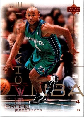 2000 Upper Deck Pros & Prospects David Wesley #9 Charlotte Hornets - Image 1 of 2
