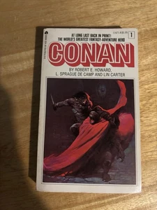 Conan #1 von Robert E Howard de Camp Lin Carter 1967 Ace PB Vintage Fantasy - Bild 1 von 4