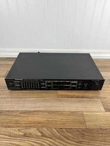 Amplificador de Control Estéreo Preamplificador Kenwood KC-105 De Colección Negro Años 80 Probado - Imagen 1 de 11