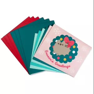Pusheen Holiday Greeting Card Set/6 Culturefly Subscription Box Winter 2023 NIP - Picture 1 of 3