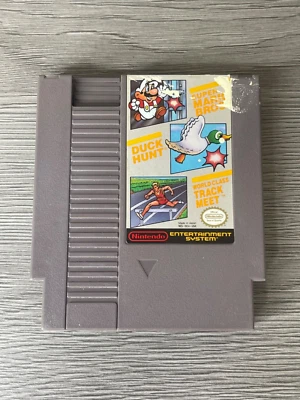 Super Mario Bros./ Duck Hunt/World Class Track Meet Nintendo NES Game Cart ONLY - Image 1 of 4