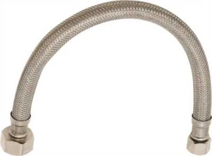 1/2 in. FIP x 1/2 in. FIP x 16 in. Braided Stainless Steel Faucet Supply Line - Picture 1 of 2