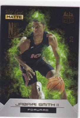 2022 Wildcard Rising Heat - Jabari Smith #RHN-7 2/3 - Image 1 of 2