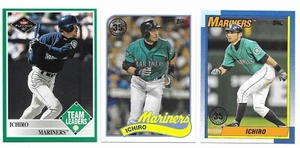 Lote de 3 tarjetas Ichiro Suzuki con Fleer Platinum Team Leaders 2001, 35 aniversario - Imagen 1 de 2