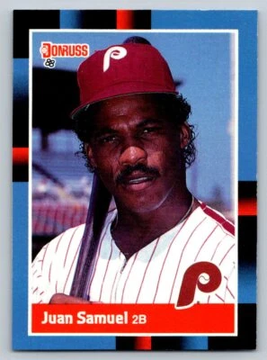 1988 Donruss #288 Juan Samuel Philadelphia Phillies - Image 1 of 2