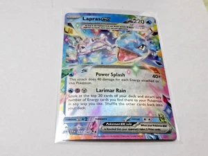 Pokemon Stellar Crown Lapras EX #032/142 casi nuevo - Imagen 1 de 1